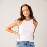 Ripp Top - Geripptes Tanktop - Closed Neck